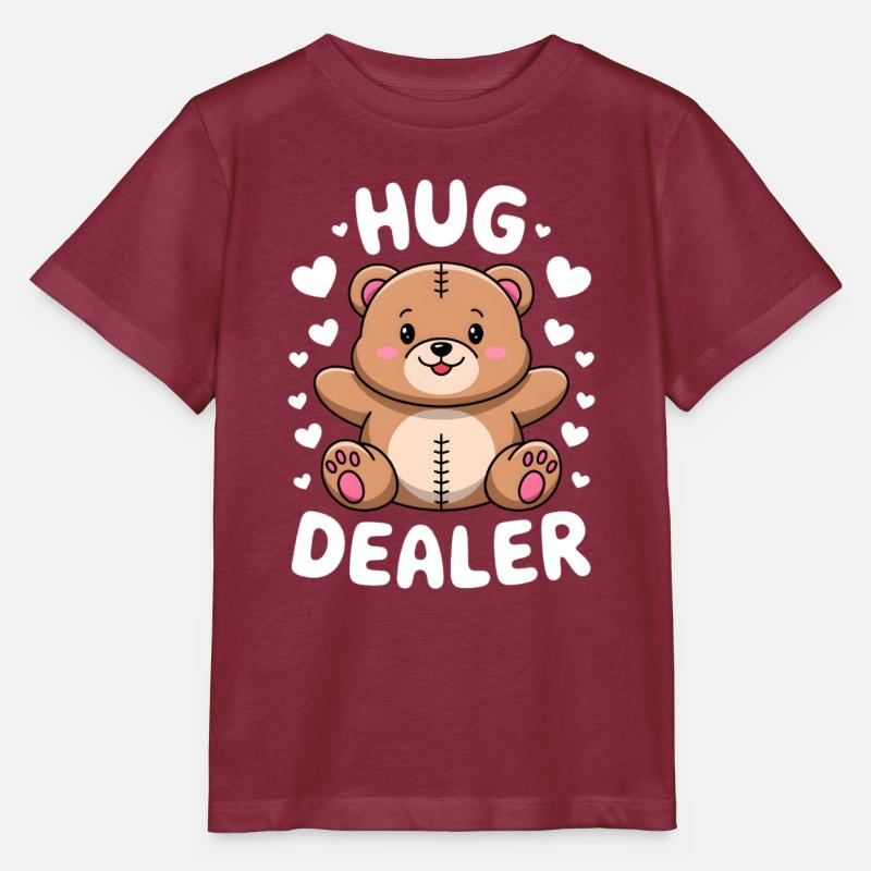 Der Hug-Händler - Stanley/Stella Kinder T-Shirt MINI CREATOR  - Burgunderrot