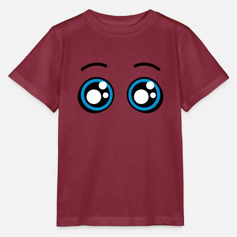 cute eyes - süße Augen - Stanley/Stella Kinder T-Shirt MINI CREATOR  - Burgunderrot
