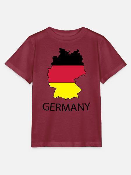 germany - Stanley/Stella Kinder T-Shirt MINI CREATOR  - Burgunderrot