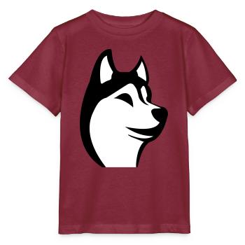 Husky - T-shirt bio MINI CREATOR Stanley/Stella Enfant - bordeaux - Devant - Kain (125cm)