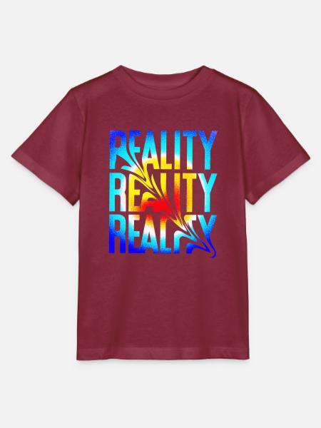 Reality - Stanley/Stella Kinder T-Shirt MINI CREATOR - Burgunderrot