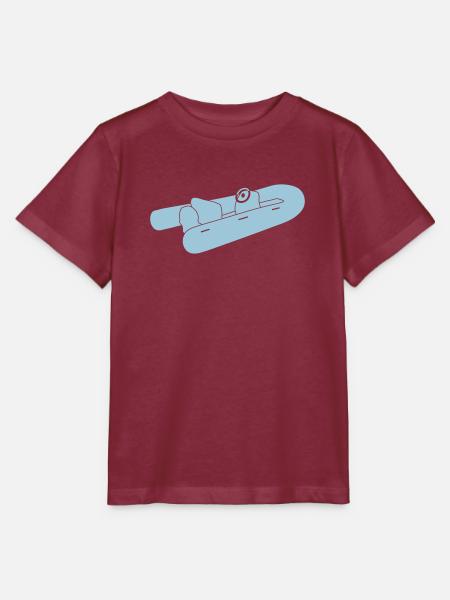 Schlauchboot_g1 - Stanley/Stella Kinder T-Shirt MINI CREATOR  - Burgunderrot