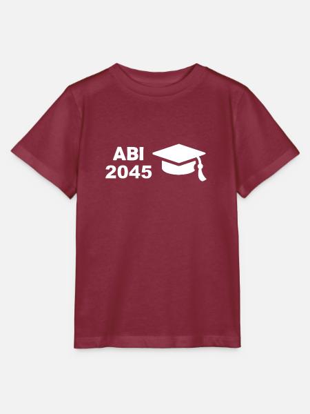 Abitur - Stanley/Stella Kinder T-Shirt MINI CREATOR  - Burgunderrot