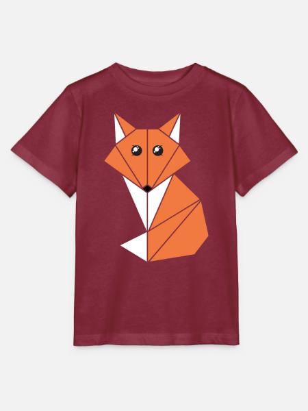 Kawaii Fuchs - Stanley/Stella Kinder T-Shirt MINI CREATOR - Burgunderrot