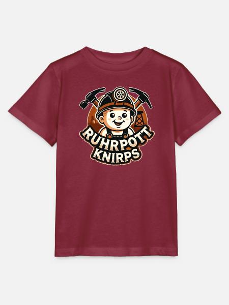 Ruhrpott - T-shirt bio MINI CREATOR Stanley/Stella Enfant - bordeaux