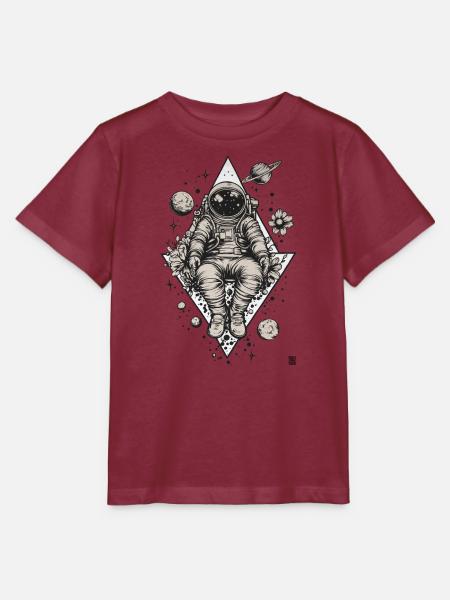 Astro - Stanley/Stella Kinder T-Shirt MINI CREATOR - Burgunderrot