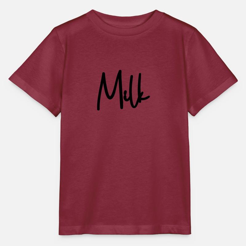 lait 1 - T-shirt bio MINI CREATOR Stanley/Stella Enfant - bordeaux