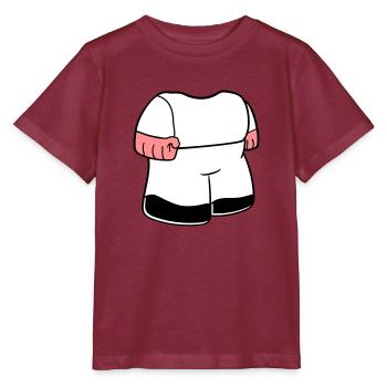 Corps nain petit visage tête comique drôle - T-shirt bio MINI CREATOR Stanley/Stella Enfant - bordeaux - Devant - Kain (125cm)
