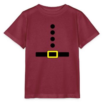 ceinture - T-shirt bio MINI CREATOR Stanley/Stella Enfant - bordeaux - Devant - Kain (125cm)