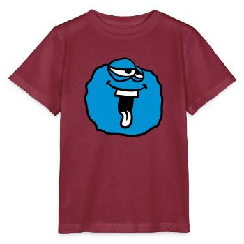 cercle de balle autour du visage de rire monstre de tête drôle - T-shirt bio MINI CREATOR Stanley/Stella Enfant - bordeaux - Devant - Kain (125cm)