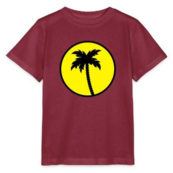 palm - Stanley/Stella MINI CREATOR Kids’ T-Shirt - burgundy - Front - Kain (125cm)