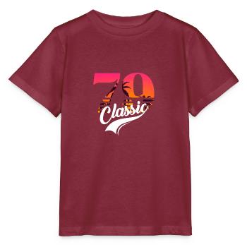 Vintage 1979-79th Birthday - Stanley/Stella MINI CREATOR Kids’ T-Shirt - burgundy - Front - Kain (125cm)