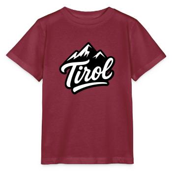 Montagnes du Tyrol - T-shirt bio MINI CREATOR Stanley/Stella Enfant - bordeaux - Devant - Kain (125cm)