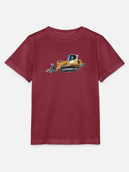 Planierraupe - Stanley/Stella Kinder T-Shirt MINI CREATOR - Burgunderrot