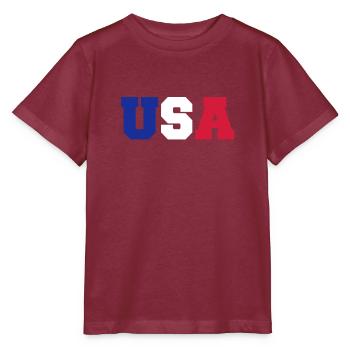 USA - Stanley/Stella MINI CREATOR Kids’ T-Shirt - burgundy - Front - Kain (125cm)