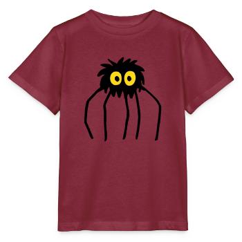 Krabbelchen - Stanley/Stella Kinder T-Shirt MINI CREATOR  - Burgunderrot - Vorne - Kain (125cm)