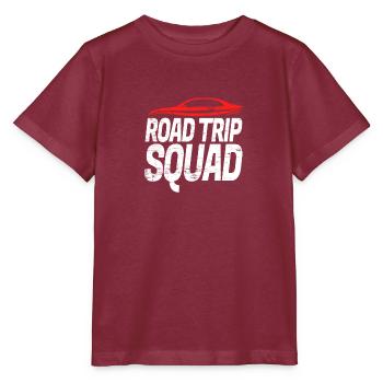 Road Trip Squad / Familienausflug / Roadtrip - Stanley/Stella Kinder T-Shirt MINI CREATOR  - Burgunderrot - Vorne - Kain (125cm)
