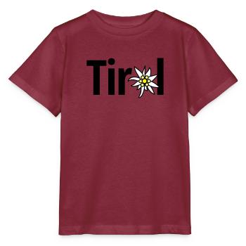 Tyrol - T-shirt bio MINI CREATOR Stanley/Stella Enfant - bordeaux - Devant - Kain (125cm)