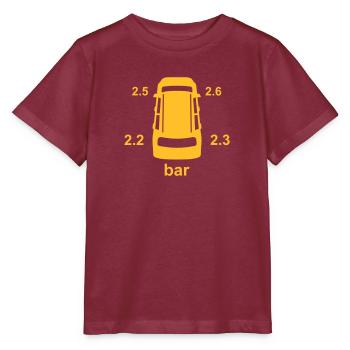 tire_pressure_indicator_tpms34 - Stanley/Stella MINI CREATOR Kids’ T-Shirt - burgundy - Front - Kain (125cm)