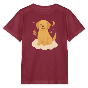 Labrador - Stanley/Stella Kinder T-Shirt MINI CREATOR  - Burgunderrot - Vorne - Kain (125cm)