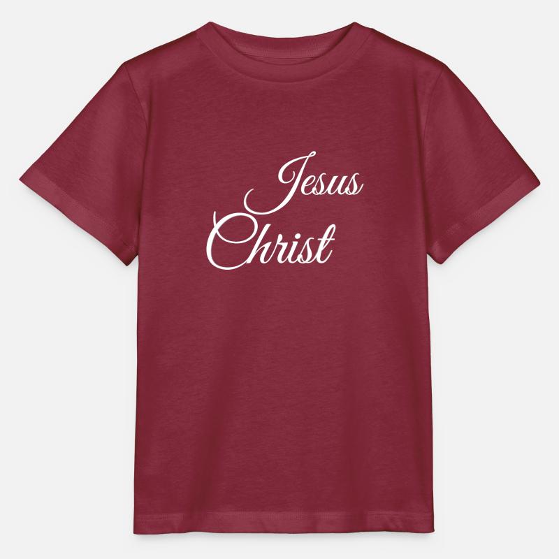 Jésus-Christ Jésus-Christ - T-shirt bio MINI CREATOR Stanley/Stella Enfant - bordeaux