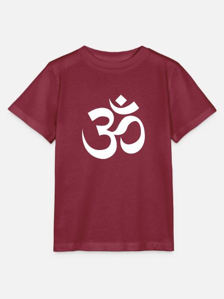 Om - Stanley/Stella Kinder T-Shirt MINI CREATOR  - Burgunderrot
