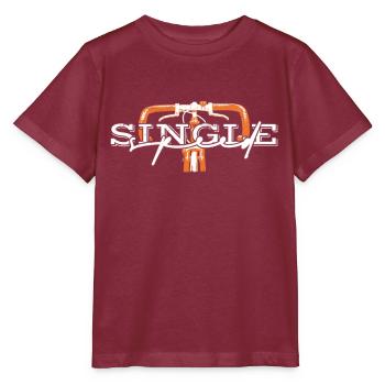 Vélo Single Speed Graphique - T-shirt bio MINI CREATOR Stanley/Stella Enfant - bordeaux - Devant - Kain (125cm)