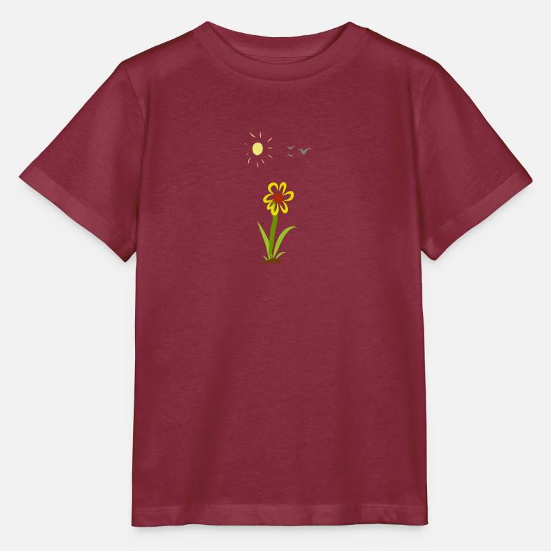 Blume - Stanley/Stella Kinder T-Shirt MINI CREATOR - Burgunderrot