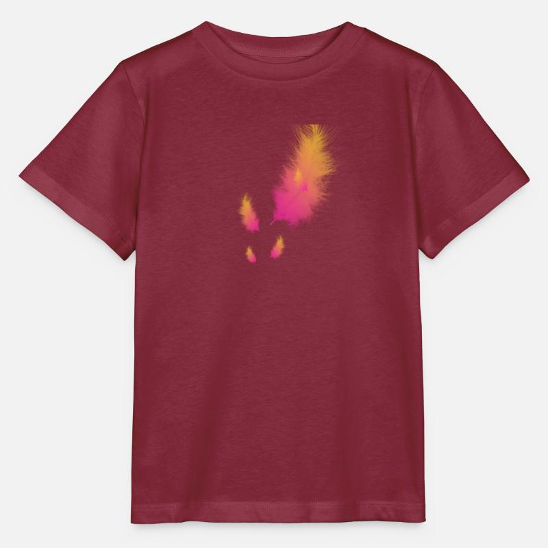 Feder - Stanley/Stella Kinder T-Shirt MINI CREATOR  - Burgunderrot