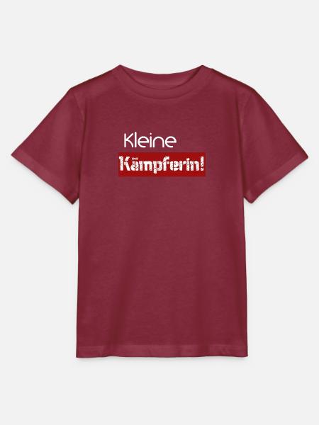 Kleine Kämpferin - Stanley/Stella Kinder T-Shirt MINI CREATOR  - Burgunderrot