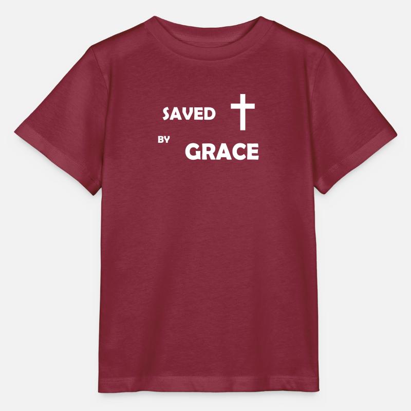Eglise chrétienne chrétienne catholique - T-shirt bio MINI CREATOR Stanley/Stella Enfant - bordeaux