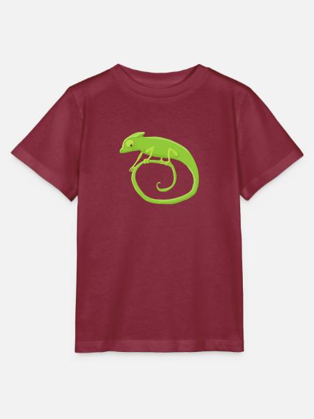 Chamäleonkringel - Stanley/Stella Kinder T-Shirt MINI CREATOR - Burgunderrot