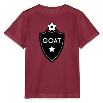 GOAT SHIELD SOCCER 01 - T-shirt bio MINI CREATOR Stanley/Stella Enfant - bordeaux - Devant - Kain (125cm)