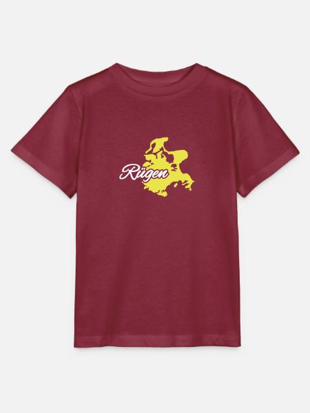 Rügen - Stanley/Stella Kinder T-Shirt MINI CREATOR  - Burgunderrot