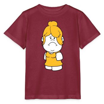 femme huebsch grosse tête petite femme maedchen - T-shirt bio MINI CREATOR Stanley/Stella Enfant - bordeaux - Devant - Kain (125cm)
