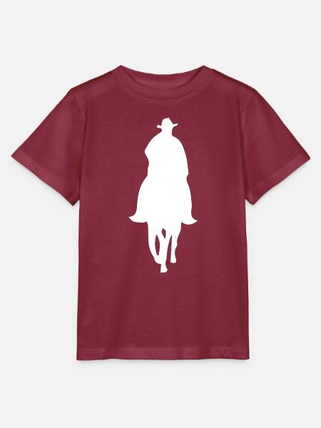 Cowboy - Stanley/Stella Kinder T-Shirt MINI CREATOR  - Burgunderrot