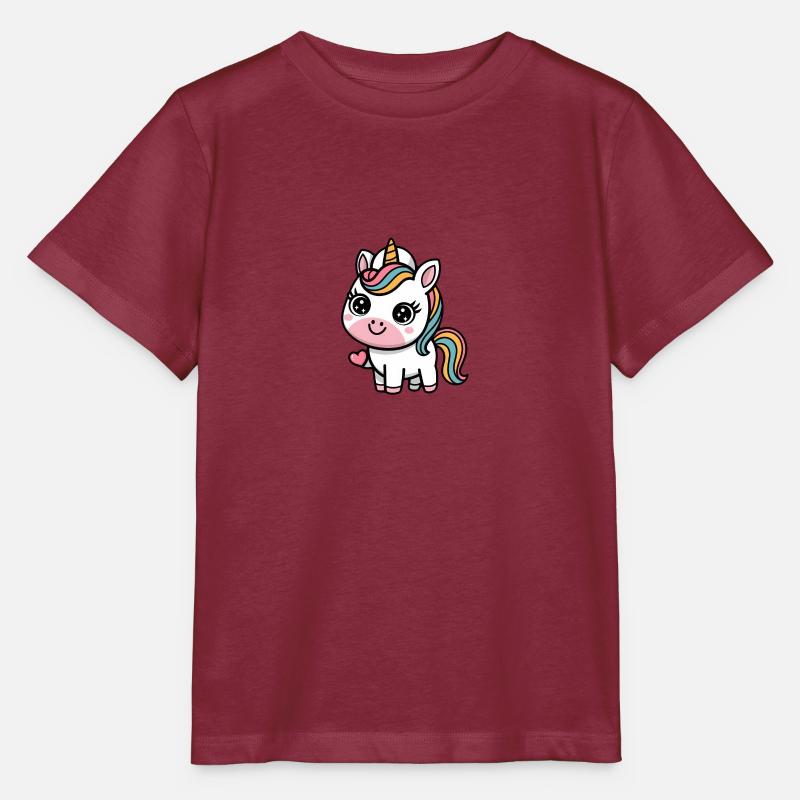 Lilly im Regenbogenland - Stanley/Stella Kinder T-Shirt MINI CREATOR  - Burgunderrot