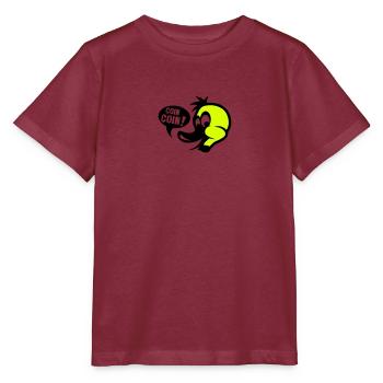 canard coin coin dessin - T-shirt bio MINI CREATOR Stanley/Stella Enfant - bordeaux - Devant - Kain (125cm)