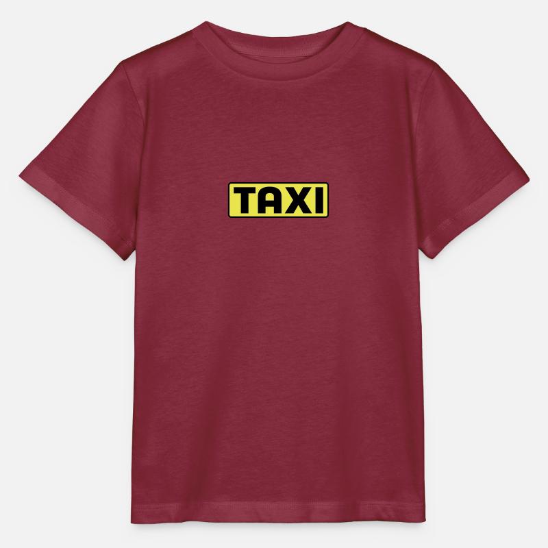 taxi - T-shirt bio MINI CREATOR Stanley/Stella Enfant - bordeaux