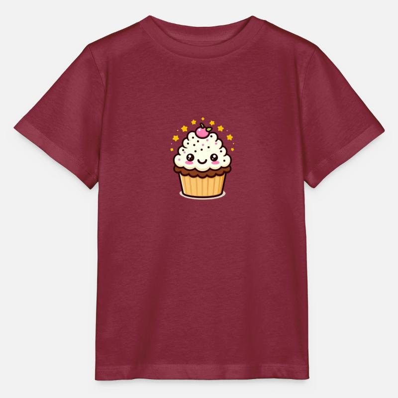 Clara Cupcake - T-shirt bio MINI CREATOR Stanley/Stella Enfant - bordeaux