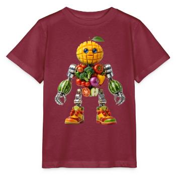 Robot Riz aux Fruits Explosifs en Couleur - T-shirt bio MINI CREATOR Stanley/Stella Enfant - bordeaux - Devant - Kain (125cm)