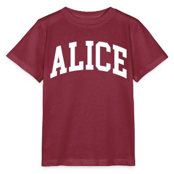 Alice - T-shirt bio MINI CREATOR Stanley/Stella Enfant - bordeaux - Devant - Kain (125cm)
