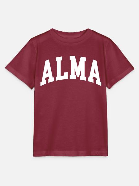 Alma - Stanley/Stella Kinder T-Shirt MINI CREATOR - Burgunderrot