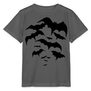 Les chauves-souris, les vampires, Dracula - T-shirt bio MINI CREATOR Stanley/Stella Enfant - charbon - Devant - Kain (125cm)
