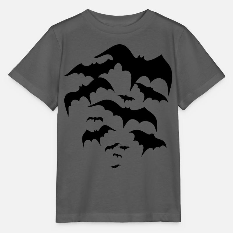 Fledermäuse, bats, Vampire, Dracula - Stanley/Stella Kinder T-Shirt MINI CREATOR - Anthrazit