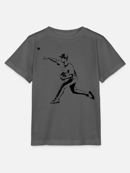 Baseball-Werfer - Stanley/Stella Kinder T-Shirt MINI CREATOR - Anthrazit