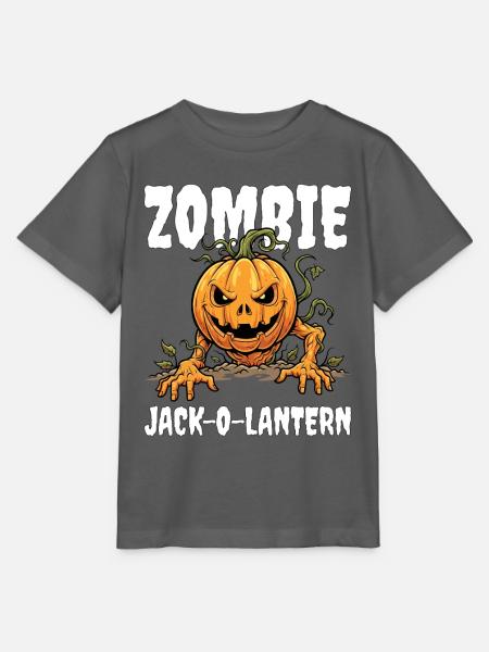 ZOMBIE JACK-O-LANTERN - ZOMBIE HALLOWEEN - Stanley/Stella Kinder T-Shirt MINI CREATOR  - Anthrazit