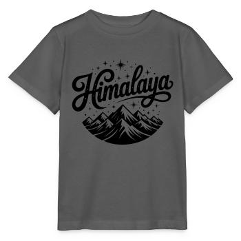 Himalaya - Conception de souvenirs - T-shirt bio MINI CREATOR Stanley/Stella Enfant - charbon - Devant - Kain (125cm)