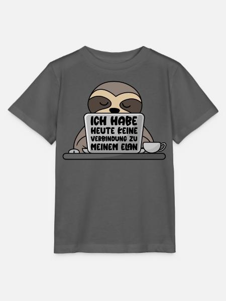 Ich habe heute keine Verbindung zu meinem Elan - Stanley/Stella Kinder T-Shirt MINI CREATOR - Anthrazit