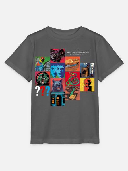 The Three Investigators –  Cover Collage - Stanley/Stella Kinder T-Shirt MINI CREATOR  - Anthrazit